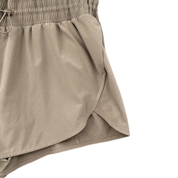 All in Motion Taupe Elastic Waist Drawstring Comfortable Shorts Womens Large - Picture 3 of 8